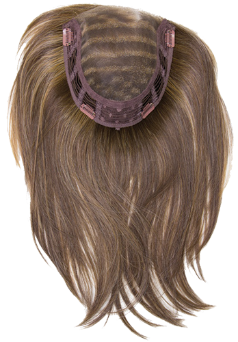 A long brown wig