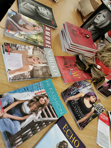 A selection of fashion magazines