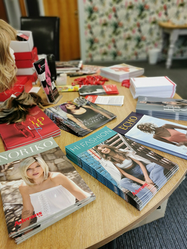 A selection of fashion magazines